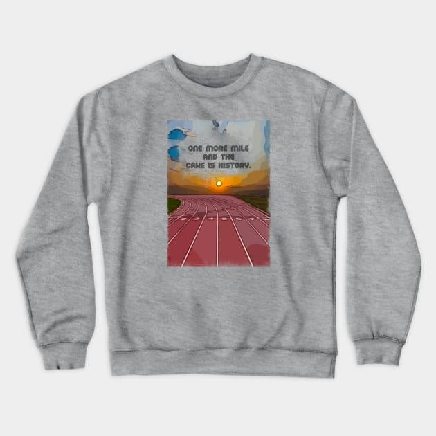 Fasbytes runners funny one more mile Crewneck Sweatshirt by FasBytes